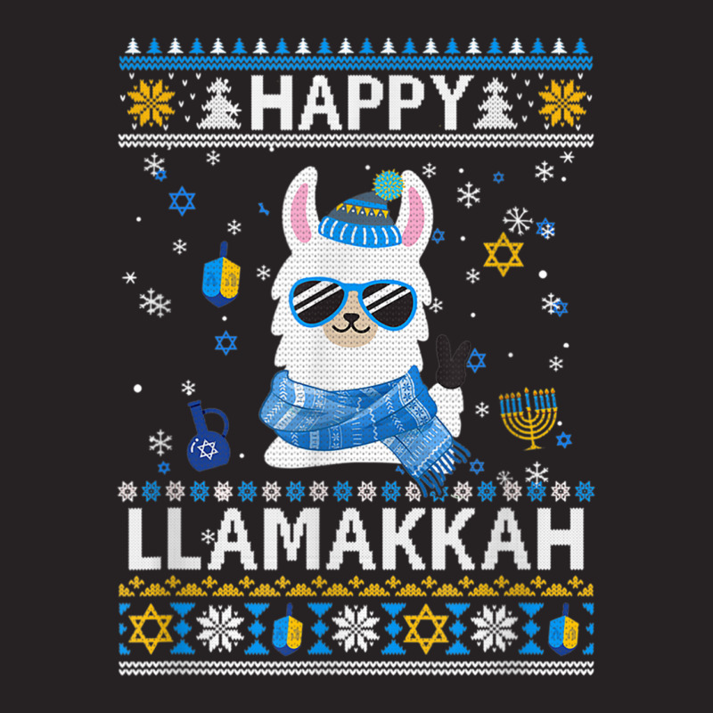 Happy Llamakkah Llama Ugly Hanukkah Ugly Sweater Vintage Cap | Artistshot