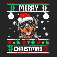 Ugly Merry Christmas Rottweiler Dog Xmas Dog Lover Christmas Gift Unisex Hoodie | Artistshot