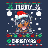 Ugly Merry Christmas Rottweiler Dog Xmas Dog Lover Christmas Gift Men Denim Jacket | Artistshot