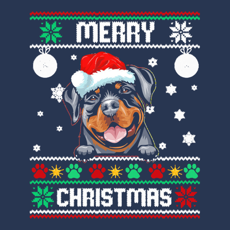 Ugly Merry Christmas Rottweiler Dog Xmas Dog Lover Christmas Gift Men Denim Jacket | Artistshot