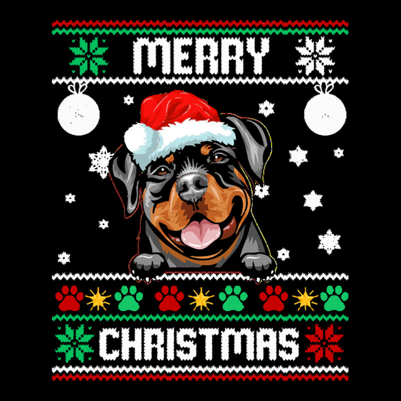 Ugly Merry Christmas Rottweiler Dog Xmas Dog Lover Christmas Gift Fleece Short | Artistshot