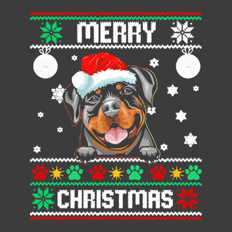 Ugly Merry Christmas Rottweiler Dog Xmas Dog Lover Christmas Gift Men's Polo Shirt | Artistshot