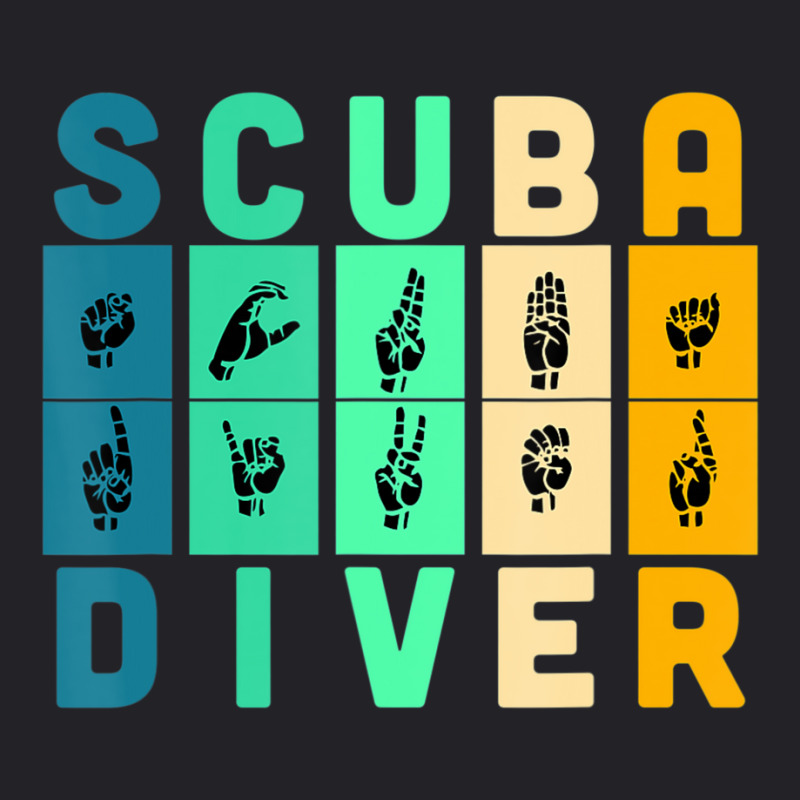 Scuba Diver Asl Sign Language Scuba Diver Quote Youth Tee by cm-arts | Artistshot