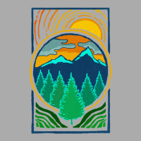 Vintage Summer Sunset By The Pines Mountain Adventure T-shirt | Artistshot