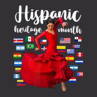 Hispanic Heritage Month Proud Latin Dance Countries Flags Vintage Hoodie | Artistshot