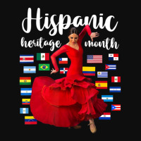 Hispanic Heritage Month Proud Latin Dance Countries Flags Crop Top | Artistshot