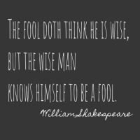 Shakespeare Quote The Fool Doth Think He Is Wise Toddler Hoodie | Artistshot