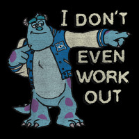 Monsters Inc. Sulley Work Out Graphic Cropped Hoodie | Artistshot