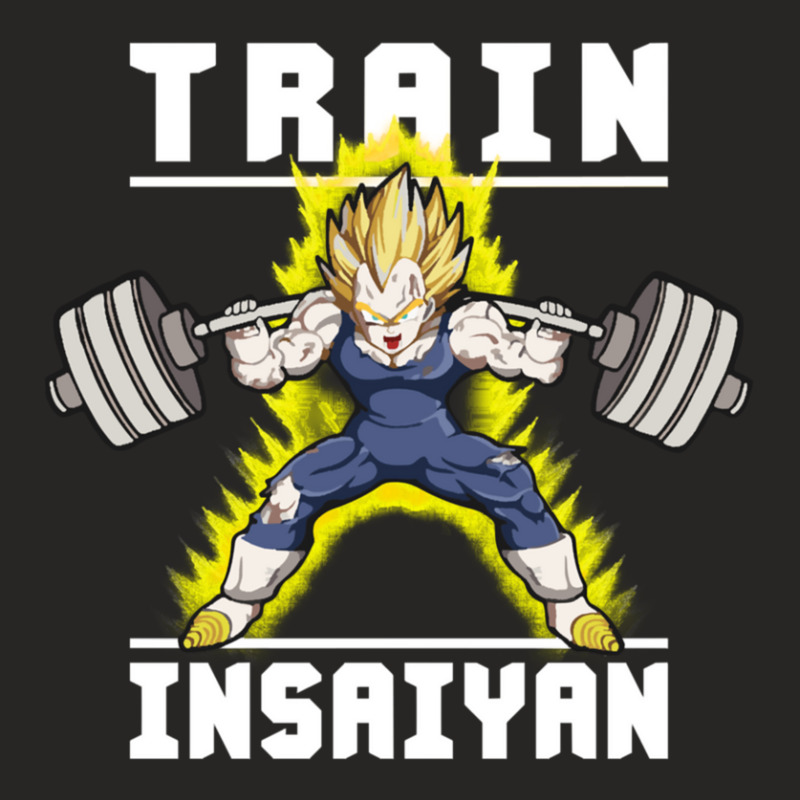 Train Insaiyan A Vegeta Squat Gift Ladies Fitted T-Shirt by PierceKnight | Artistshot