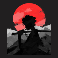 Samurai With Sunset T-shirt | Artistshot