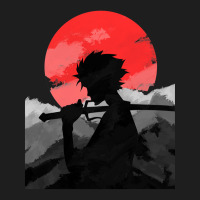 Samurai With Sunset Classic T-shirt | Artistshot