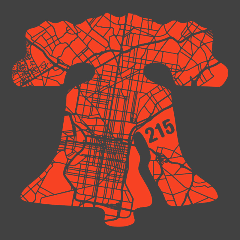 Philadelphia City 215 Liberty Bell Love Philly Fan Favorite Orange Vintage T-shirt | Artistshot