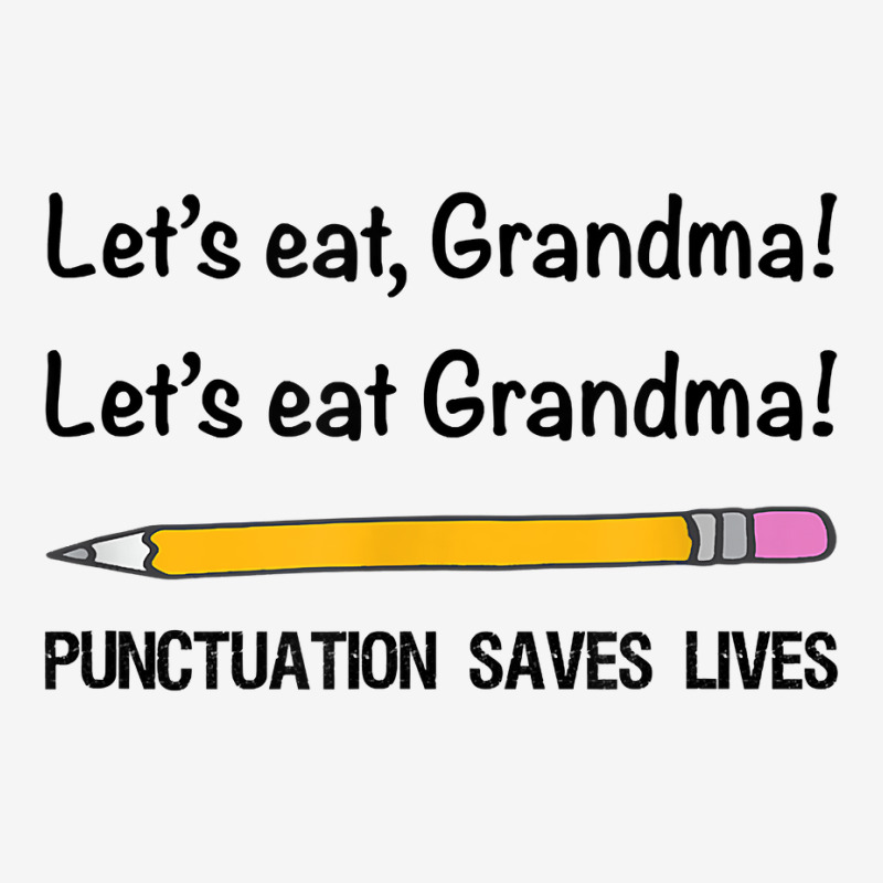 Funny Teachers Sayings Eat Grandma Fun Commas Gift Silver Rectangle ...