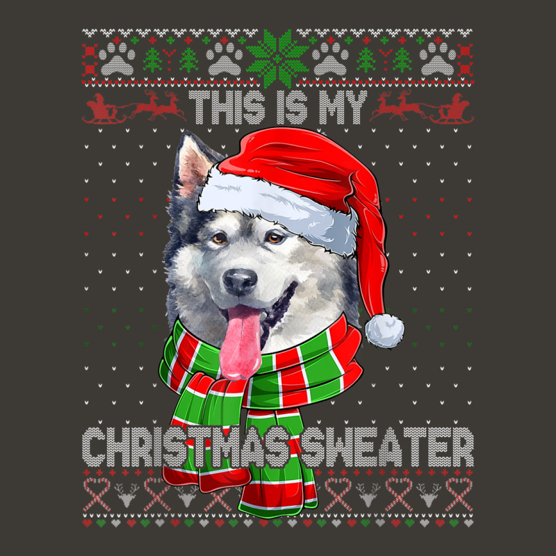 This Is My Christmas Sweater Alaskan Malamute Ugly Xmas Bucket Hat | Artistshot