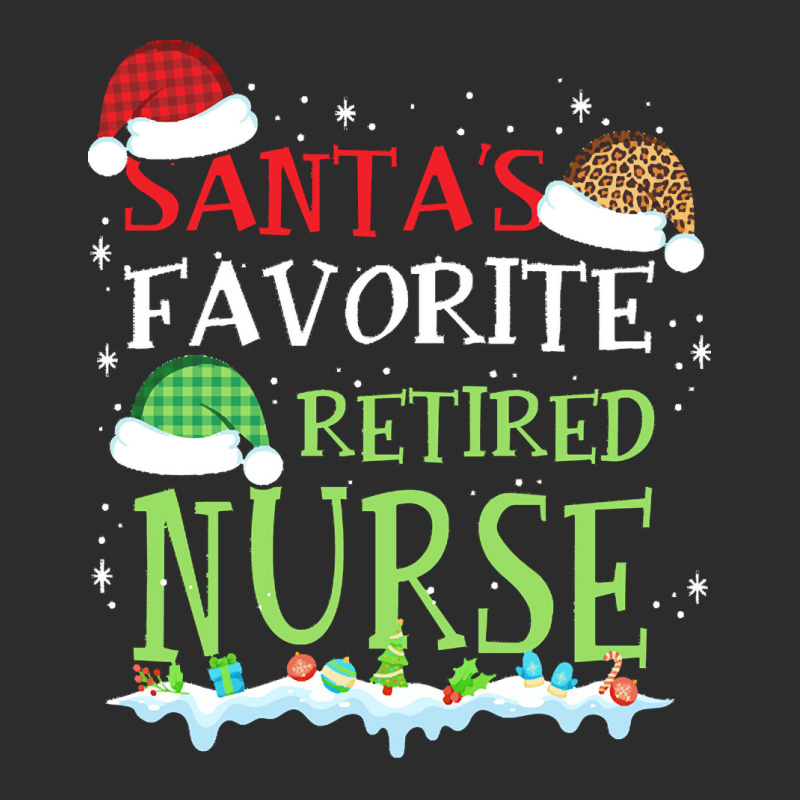 V1 Xmas Santa's Favorite Retired Nurse Funny Christmas Gift Exclusive T-shirt | Artistshot