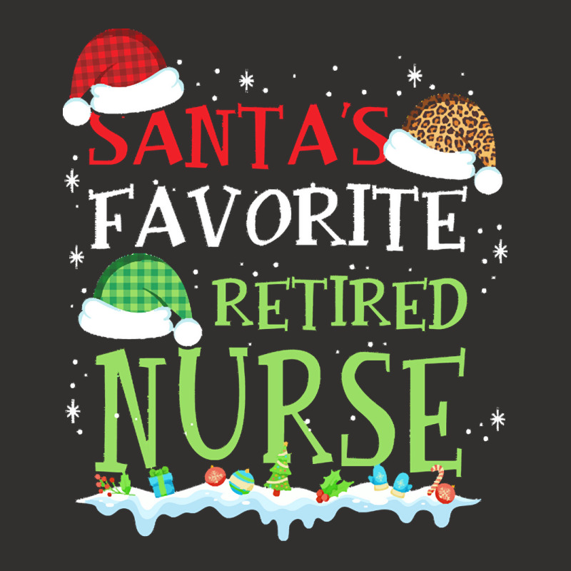 V1 Xmas Santa's Favorite Retired Nurse Funny Christmas Gift Champion Hoodie | Artistshot