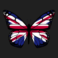 United Kingdom Flag Butterfly Drawstring Bags | Artistshot