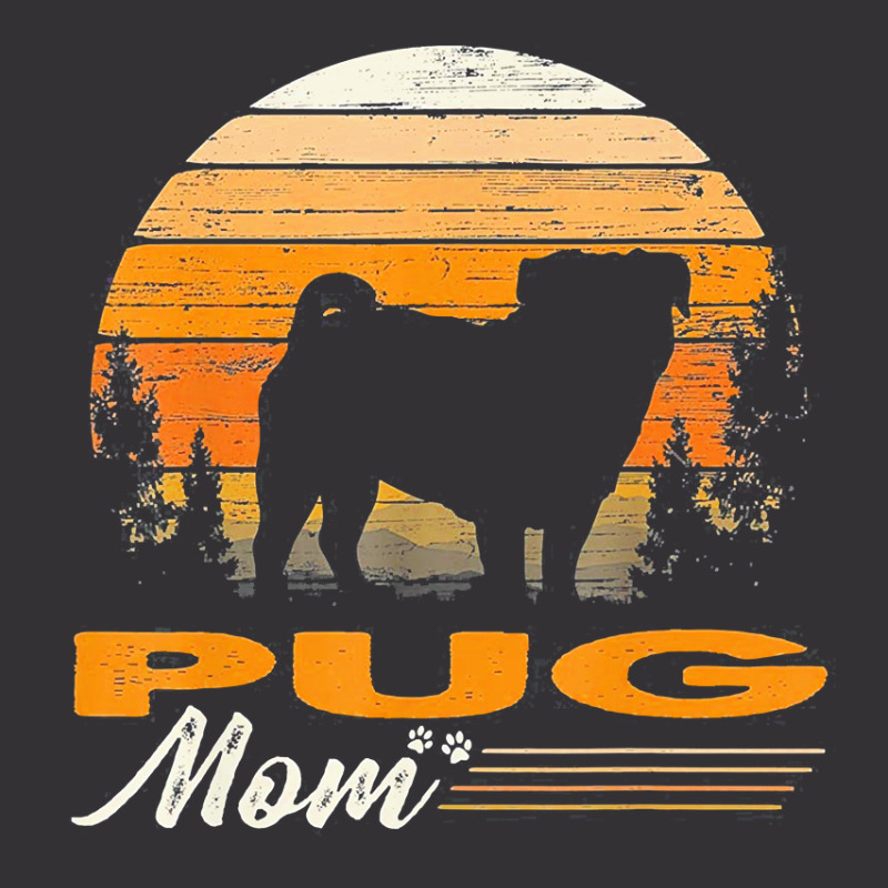 Vintage Pug Mom Dog Lover Mothers Day Gift T Shirt Vintage Short | Artistshot