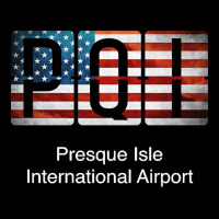 Pqi Presque Isle International Airport Adjustable Cap | Artistshot