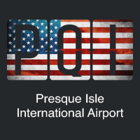 Pqi Presque Isle International Airport Crewneck Sweatshirt | Artistshot