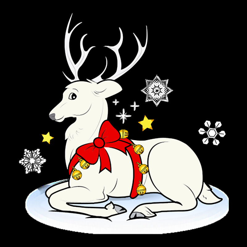 White Stag White Stag With Christmas Bells And Bow Long Sleeve Shirts | Artistshot