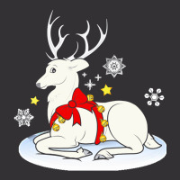 White Stag White Stag With Christmas Bells And Bow Vintage Hoodie | Artistshot