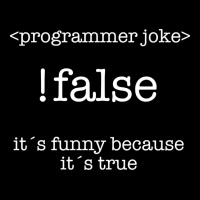 Programmer - !false Its Funny Because Its True Kids Cap | Artistshot