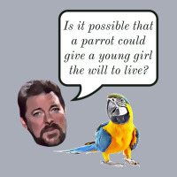 Jonathan Frakes Interrogates You A Parrot Tank Dress | Artistshot