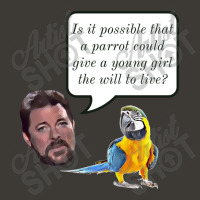 Jonathan Frakes Interrogates You A Parrot Bucket Hat | Artistshot