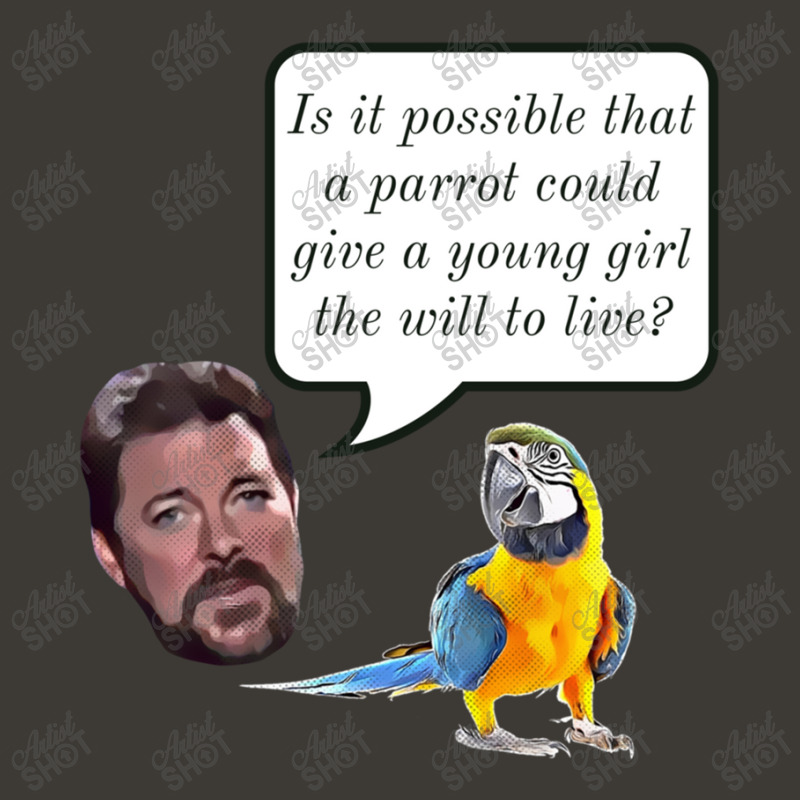 Jonathan Frakes Interrogates You A Parrot Bucket Hat by LornaHicks | Artistshot