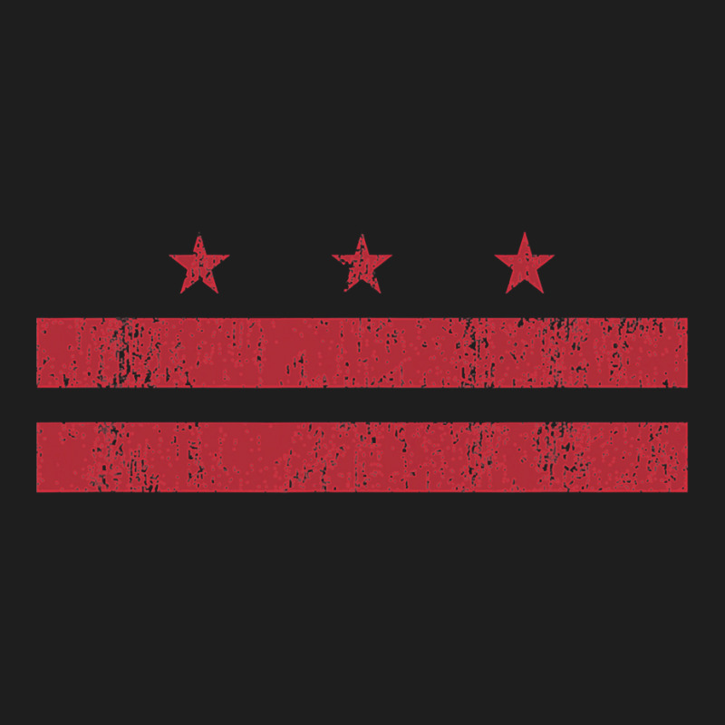 Vintage Washington Dc District Columbia Flag Souvenir Gift Classic T-shirt by cm-arts | Artistshot