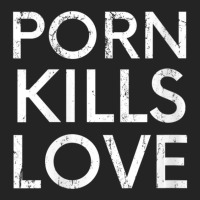 Womens Porn Kills Love Family Value Anti-pornography Quote V-neck 3/4 Sleeve Shirt | Artistshot