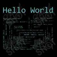 Hello World Computer Programming Languages Unisex Jogger | Artistshot