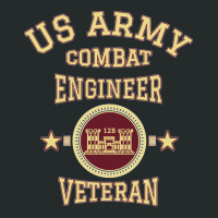 Army Combat Engineer Veteran Essayons Military Vintage Gift Long Women's Triblend Scoop T-shirt | Artistshot