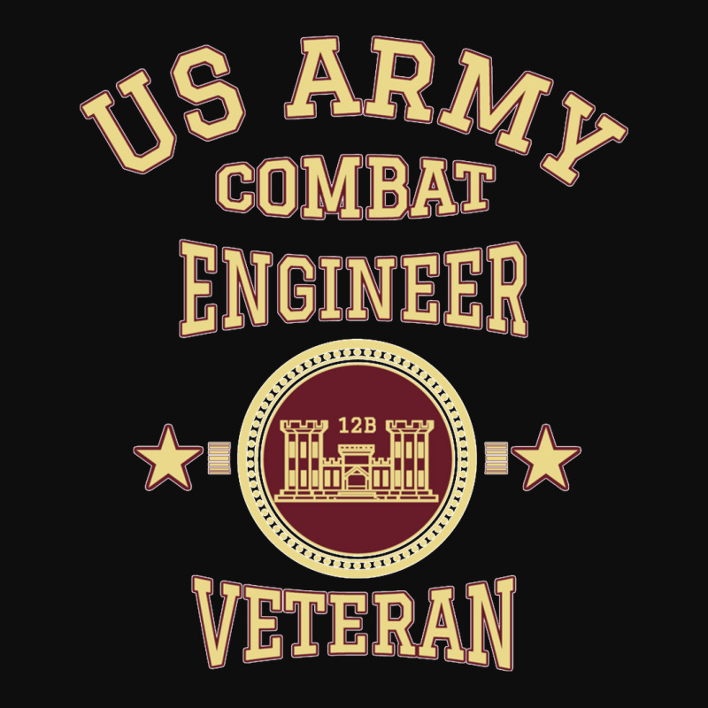 Army Combat Engineer Veteran Essayons Military Vintage Gift Long Crop Top by cm-arts | Artistshot