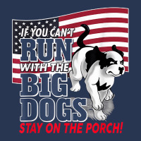 Funny If You Can T Run With The Big Dog Stay On The Porch Ladies Denim Jacket | Artistshot