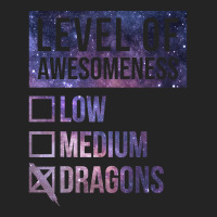 Level Of Awesomeness Low Medium Funny Gift Dragon Dragons-c8t68 3/4 Sleeve Shirt | Artistshot