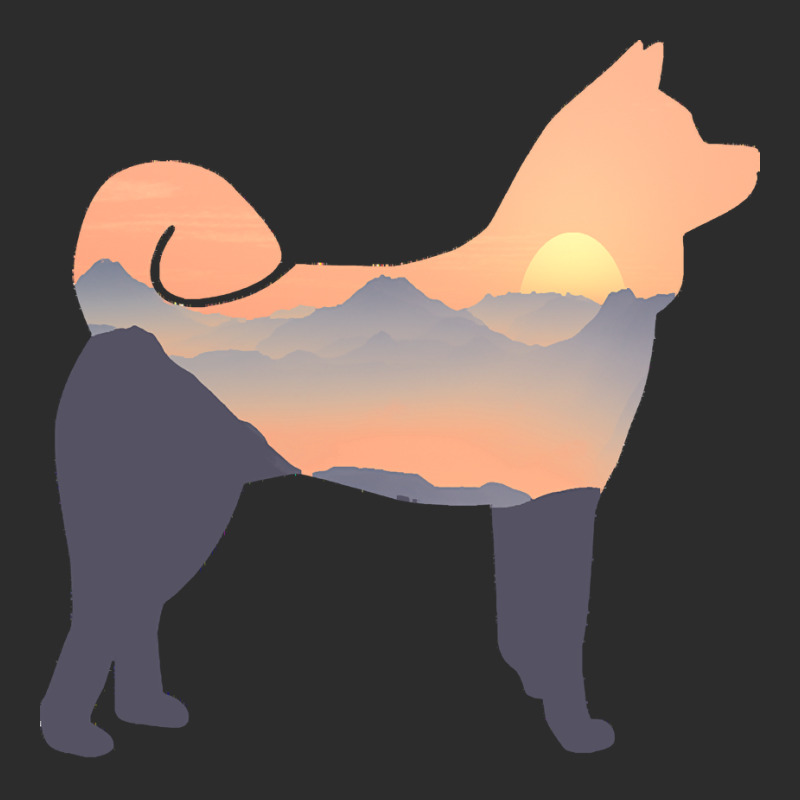 Akita Akita Dog Silhouette Sun Mountain Akita Inu Gift Exclusive T-shirt | Artistshot