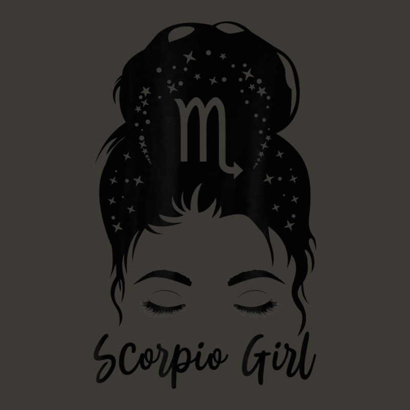 Scorpio Girl Messy Bun Zodiac Symbol Woman Birthday Costume Bucket Hat by cm-arts | Artistshot