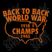 Back To Back World War Champs Cropped Sweater | Artistshot