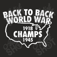 Back To Back World War Champs Ladies Fitted T-shirt | Artistshot