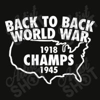 Back To Back World War Champs Scorecard Crop Tee | Artistshot