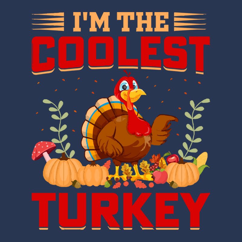 Thanksgiving Turkey I'm The Coolest Turkey Men Denim Jacket | Artistshot