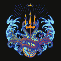 Villains Ursula Triton Symbol Scorecard Crop Tee | Artistshot