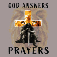 God Answers Prayers Warrior Men Christian Cross Lion Graphic Vintage Short | Artistshot