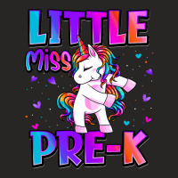 Little Miss Prek Unicorn Back To School Girls Ladies Fitted T-shirt | Artistshot