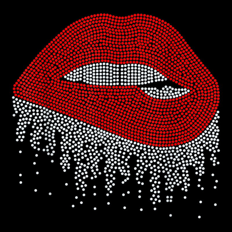 Dripping Lips Bling Rhinestone Woman Girl Birthday Lightweight Hoodie by Deluxe | Artistshot