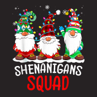 Shenanigans Squad Gnomes Lights Christmas Pajamas Matching T Shirt Vintage Cap | Artistshot