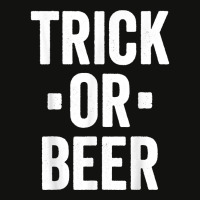 Trick Or Beer Trick Or Treat Halloween Costume Scorecard Crop Tee | Artistshot