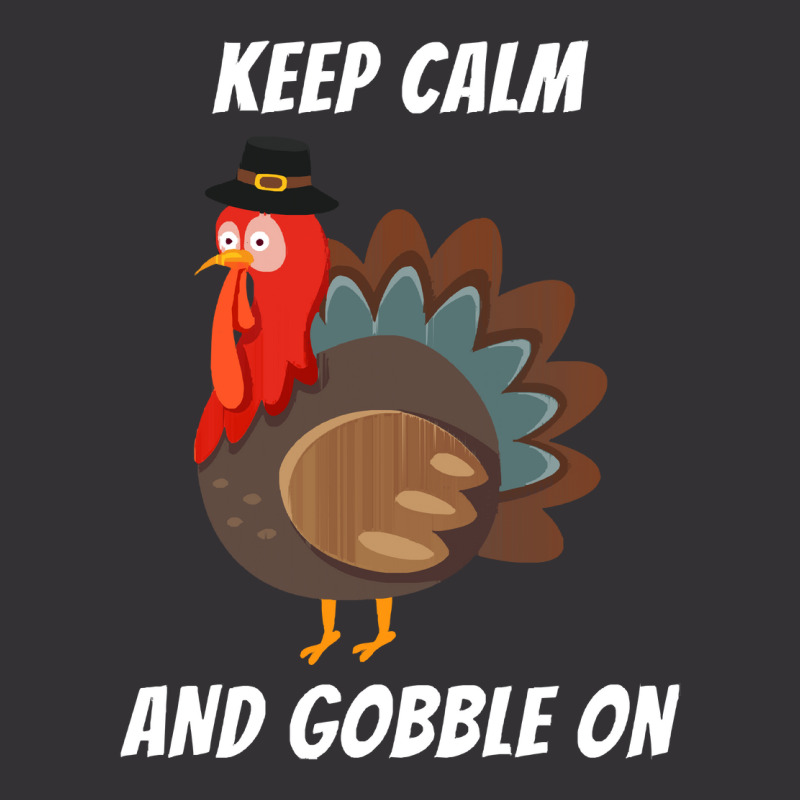 Thanksgiving Turkey Keep Calm And Gobble On Vintage Short | Artistshot